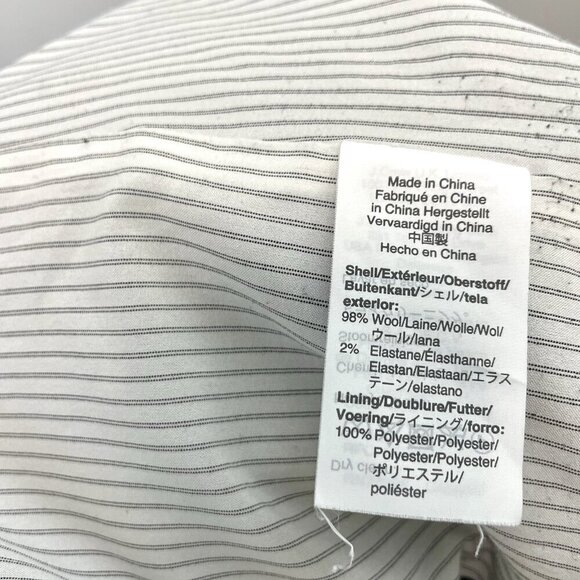 *J. CREW Wool Stretch Classic Preppy Polished Blazer Jacket 1 Button Black  2 - Picture 7 of 8